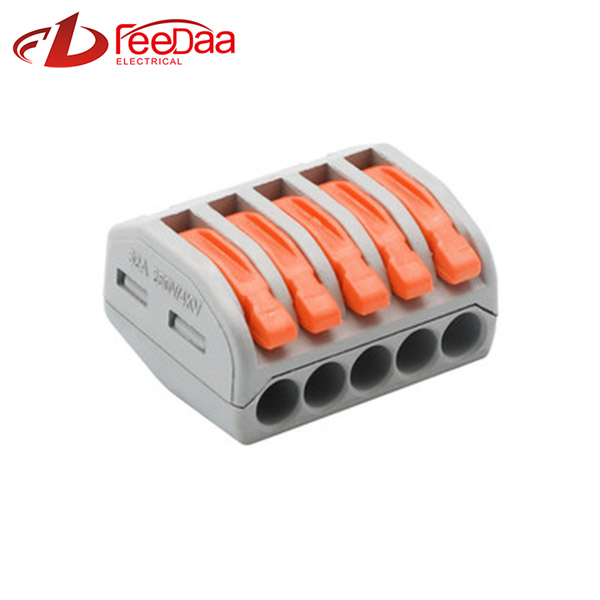 WAGO 222 Series Quickly Wire Connector | 1 In 4 Out PCT-215