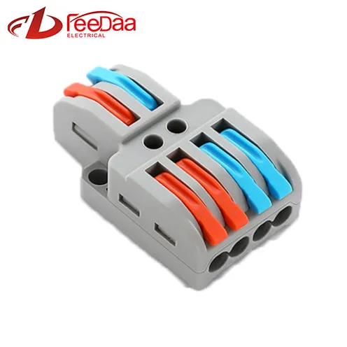 Fast Wire Cable Connectors များသည် 2 In 4 Out နှင့် 2 In 6 Out တို့ဖြစ်သည်။