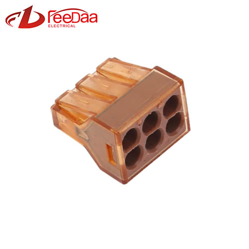 WAGO 773 Series Quickly Wire Connector | 1 In 5 Out PCT-606