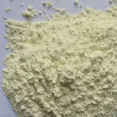 Pudră de trioxid de bismut galben deschis de puritate 99,9%.