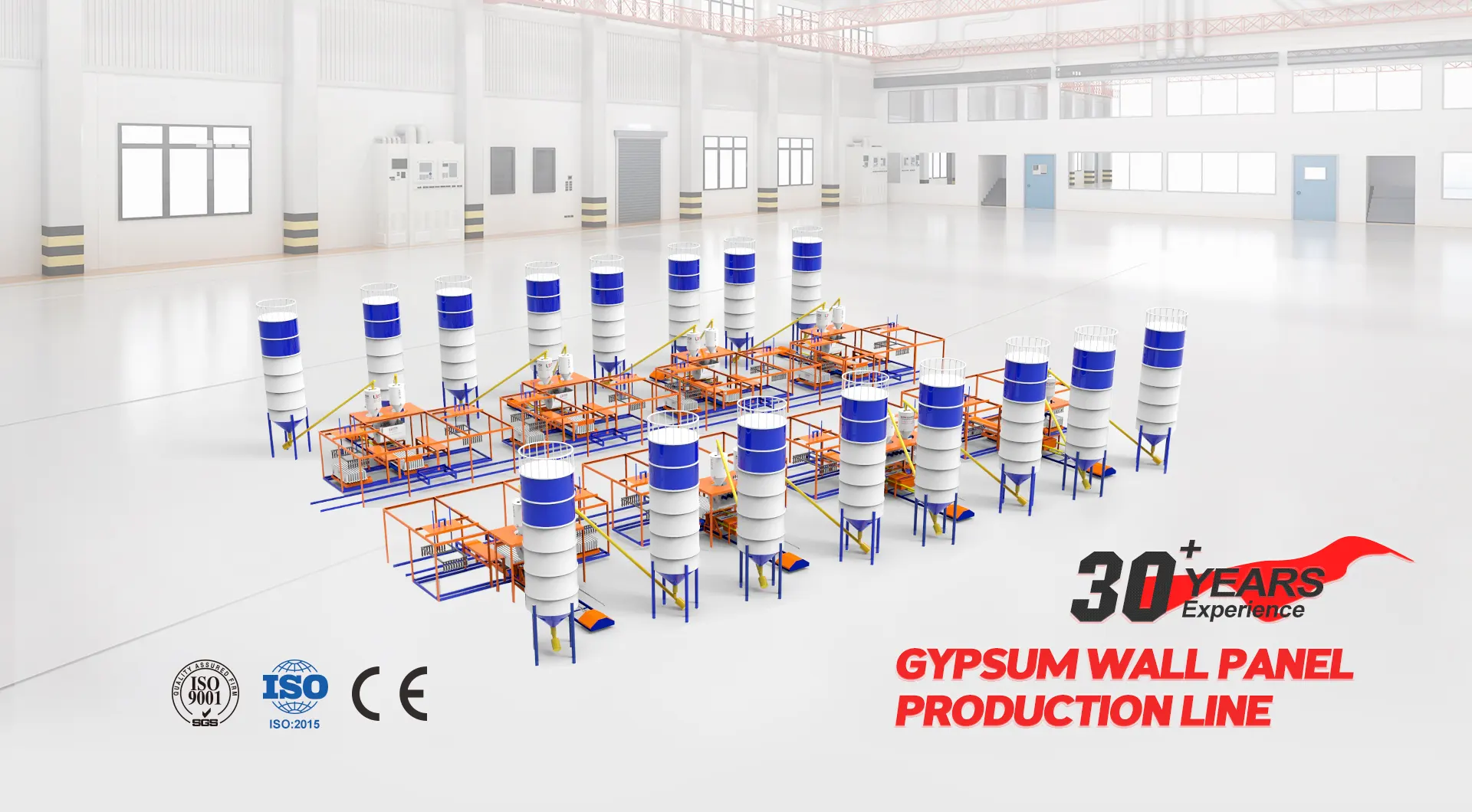 China Gypsum wall panel production line Factory