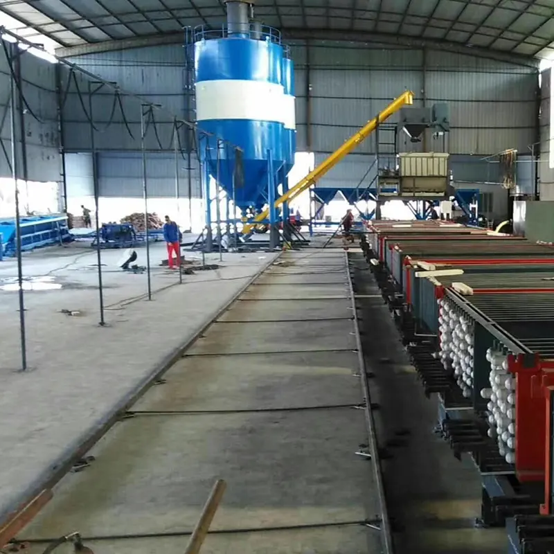 Produktionslinje för cementväggpaneler