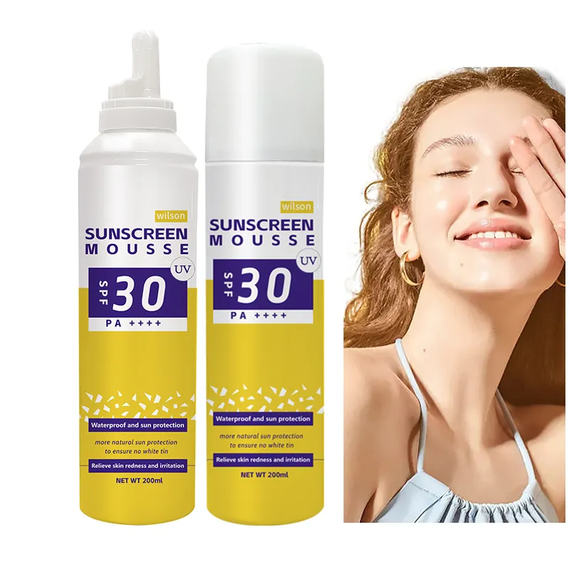 Sunscreen mousse မိတ်ဆက်