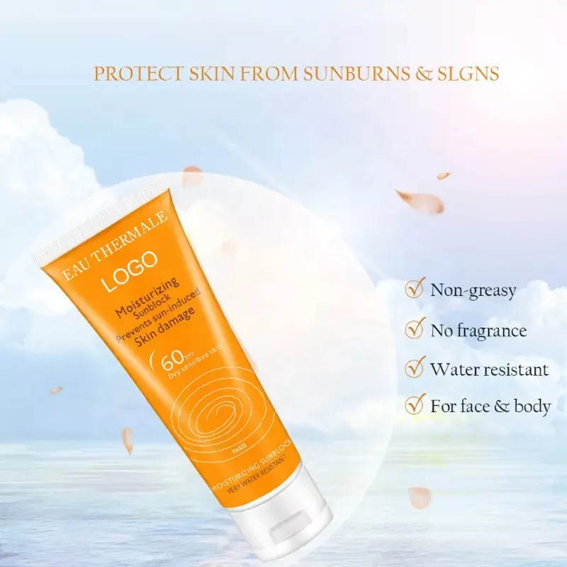 Refreshing Moisturizing Waterproof Sunscreen Cream