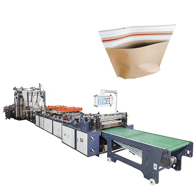 Brązowa maszyna do produkcji toreb papierowych Kraft