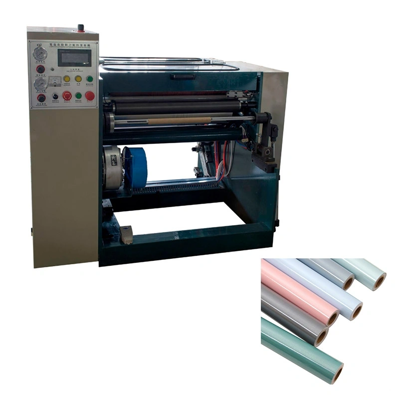 Mesin Penggulung Kertas Film PVC