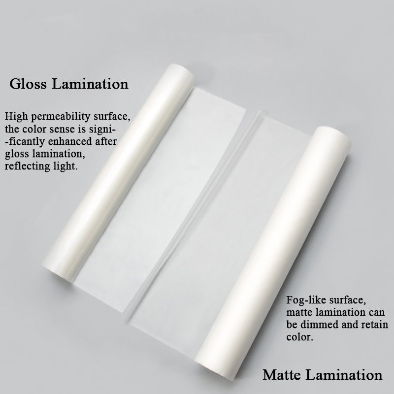 The difference between matte and gloss lamination