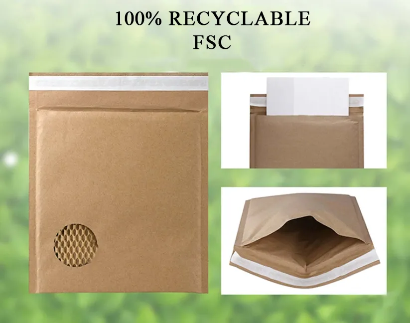 Honeycomb Padded Mailer: ບອກລາການຫຸ້ມຫໍ່ພາດສະຕິກທີ່ຈະບໍ່ຫາຍໄປ