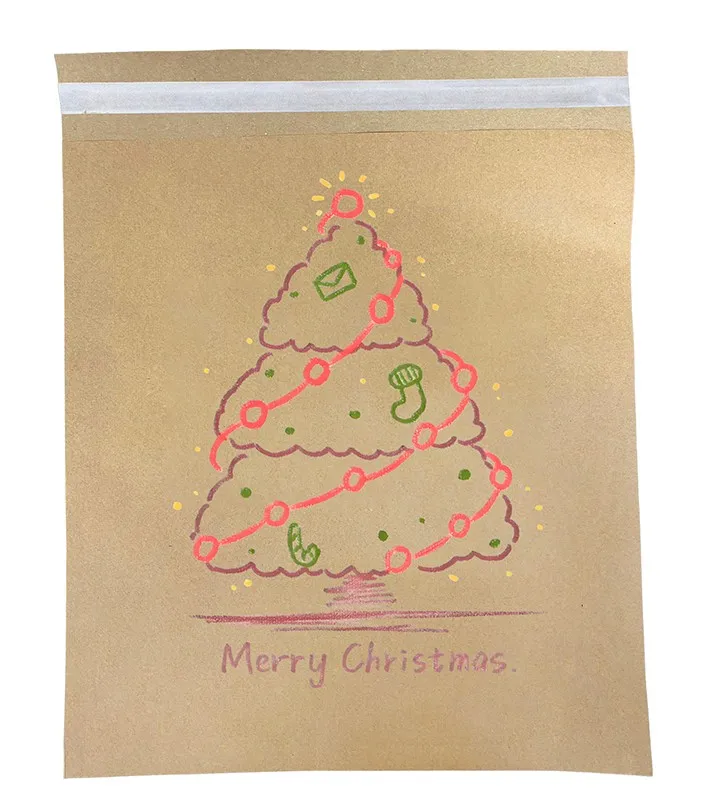 Christmas Kraft Paper Envelopes