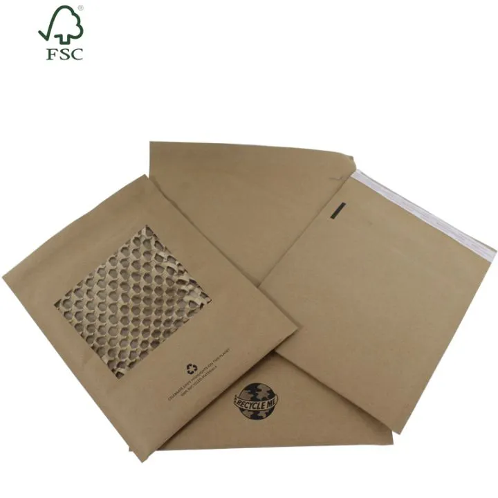 Biodegradable honeycomb paper bag