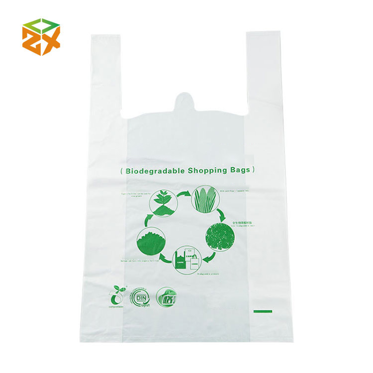 Biodegradable Plastic T Shirt Bags - 4