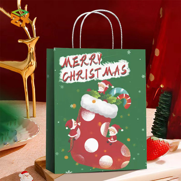 Christmas Paper Gift Bags - 4 