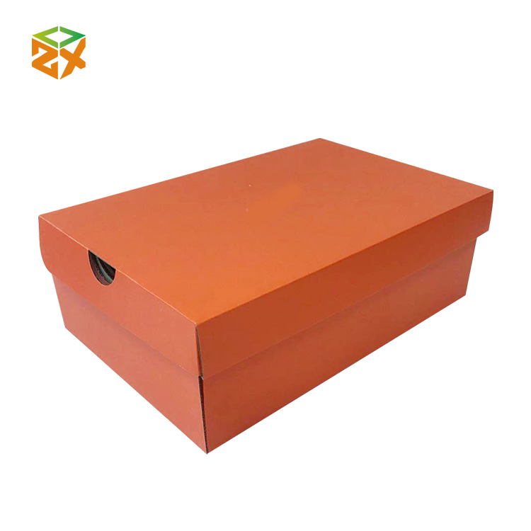 Corrugated Cardboard Shoe Boxes with Lids - 1
