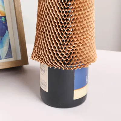 Honeycomb paper bottle sleeve