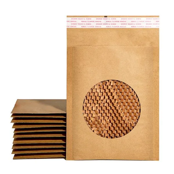 Хартиена чанта-плик тип пчелна пита