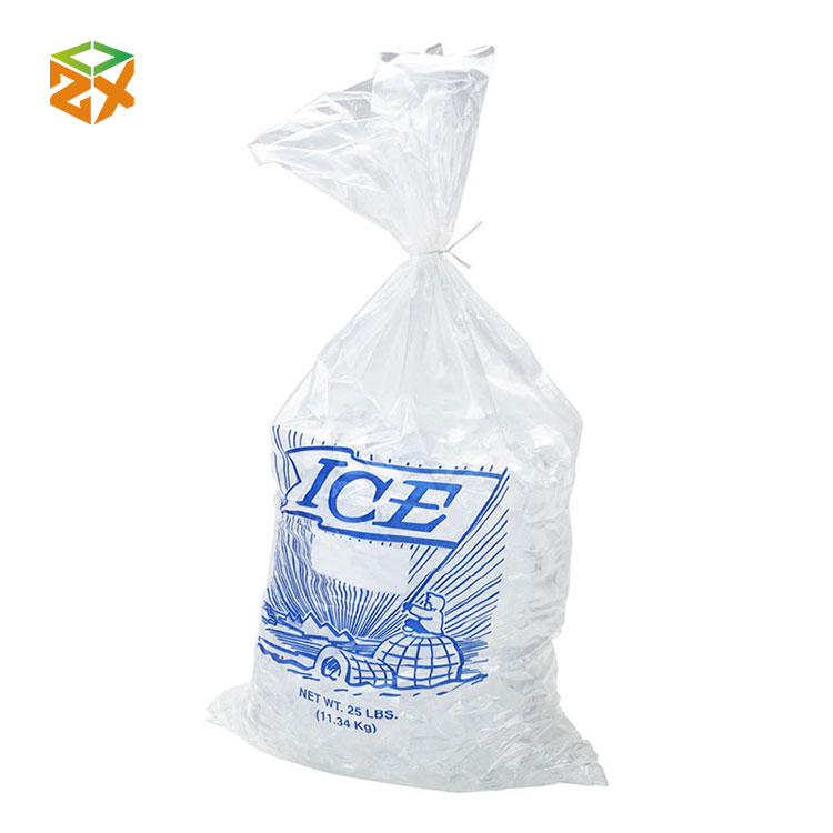Ice Cube Plastic Bag