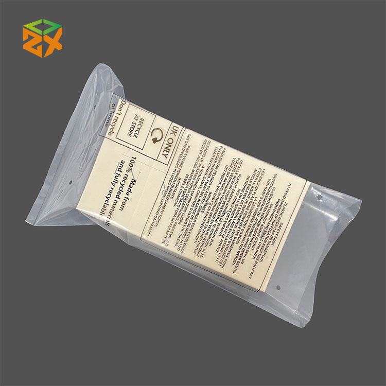 کیسه بسته بندی شفاف پلی اتیلن قابل بازیافت