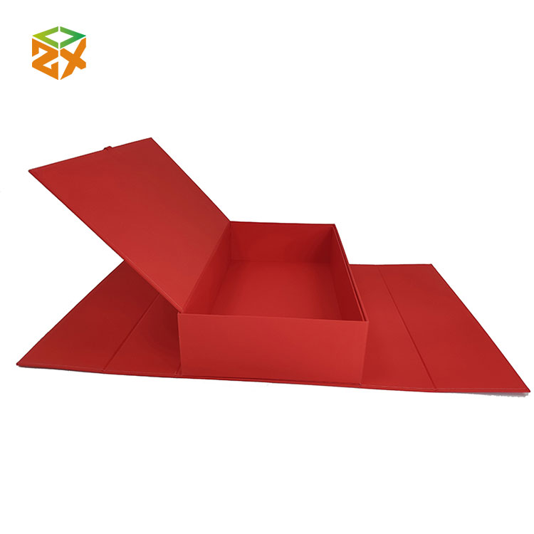 Red magnetic gift box