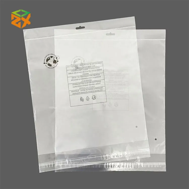 Resealable Plastic Mailing Bags