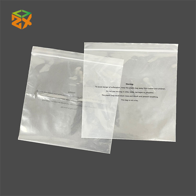 Resealable Transparent Poly Bags - 3