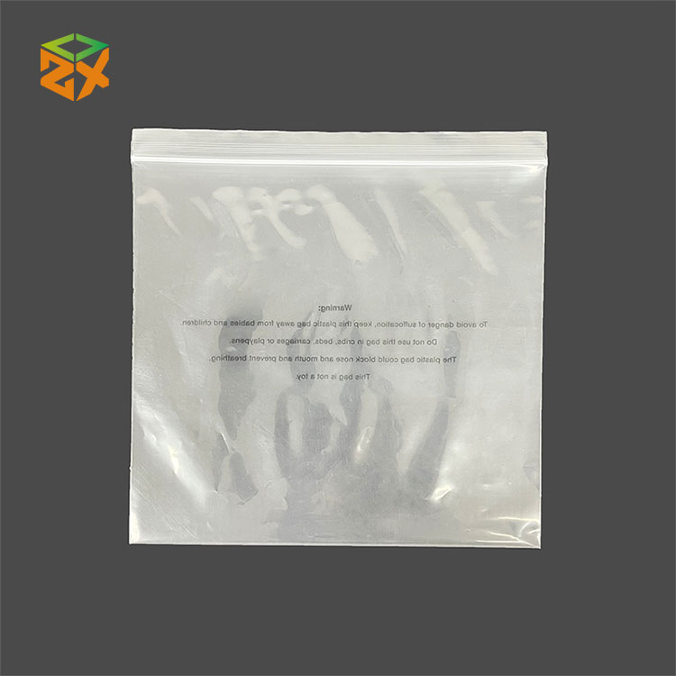 Resealable Transparent Poly Bags - 4 