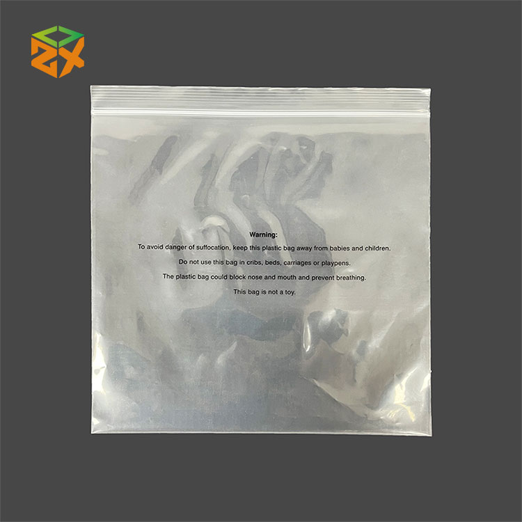 Resealable Transparent Poly Bags - 5 