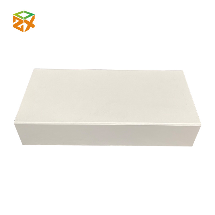 صندوق ورقي أبيض قابل للطي - 0