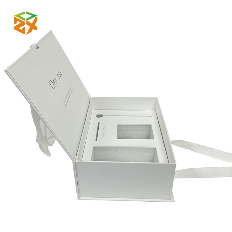 White Magnetic Closure Box - 3