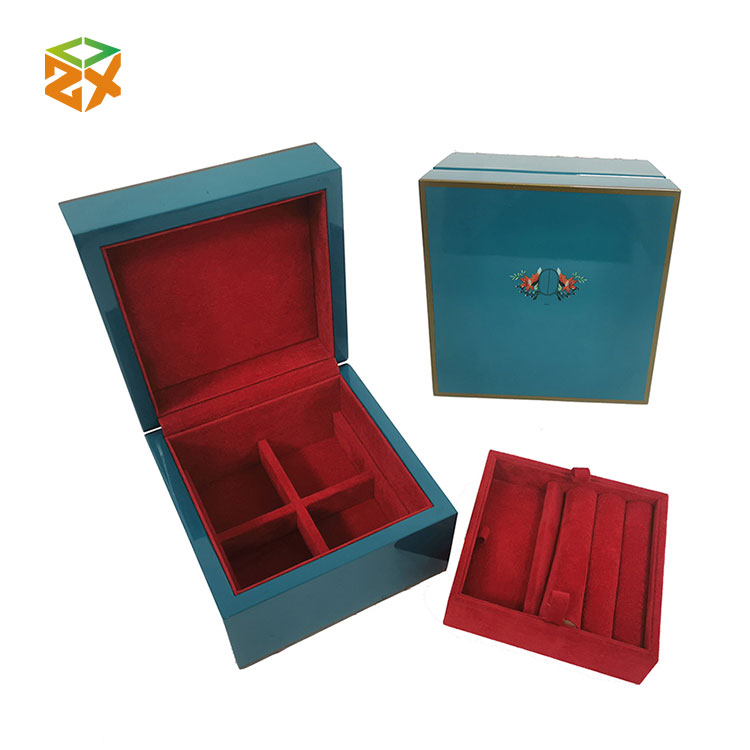 Wood Jewelry Box - 6 