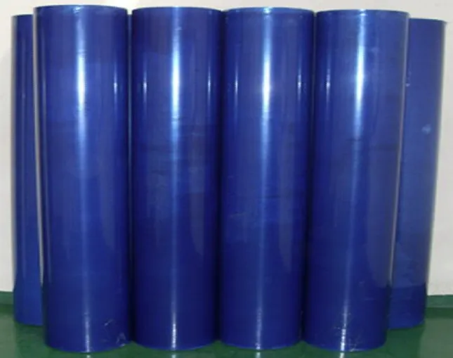 Acid and alkali resistant blue film