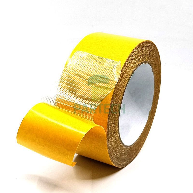 မြင့်မားသောအပူချိန်ကိုခံနိုင်ရည်ရှိသော Double Sided Fiberglass Tape