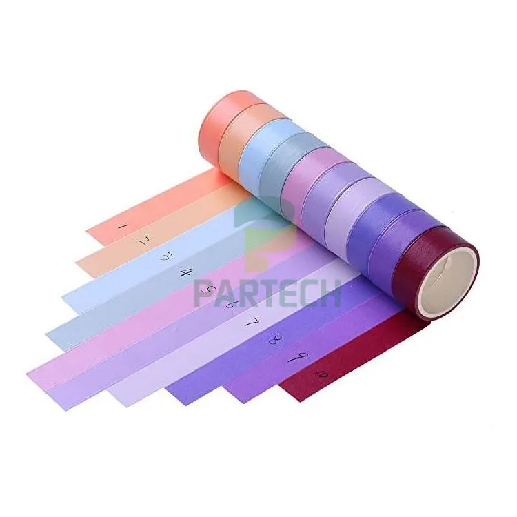 Multicolored Washi Paper Tape