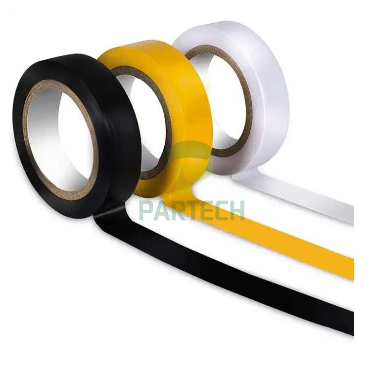 White PVC Electrical Insulation Tape