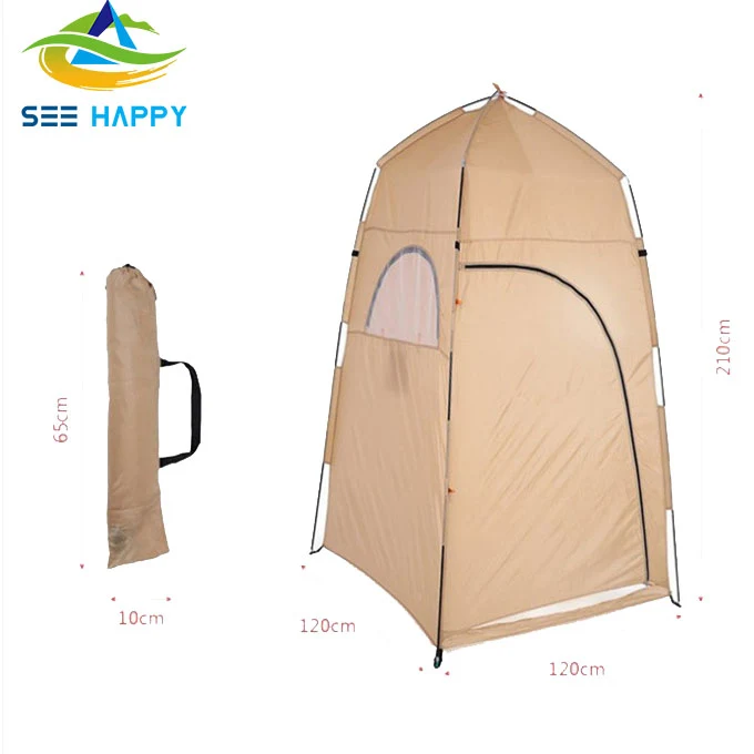Къмпинг палатка за преобличане и тоалетна