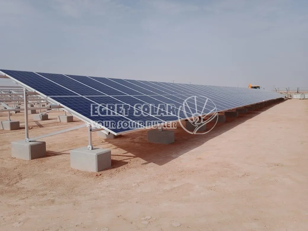 300KW Solar Ground Monteringsstruktur Installera i UAE