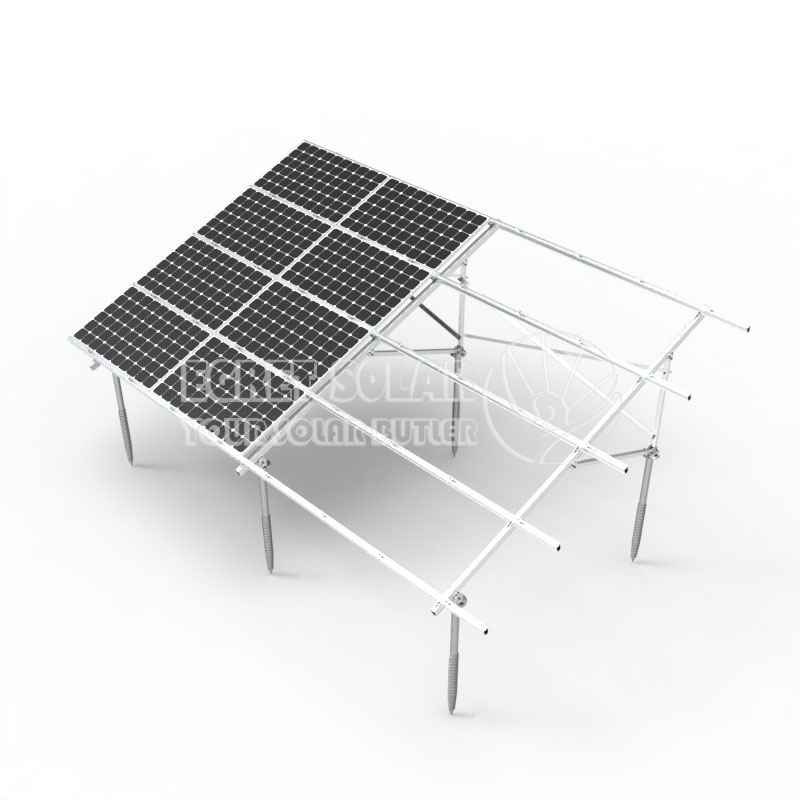 A Type Solar Aluminum Ground Mounting Bracket