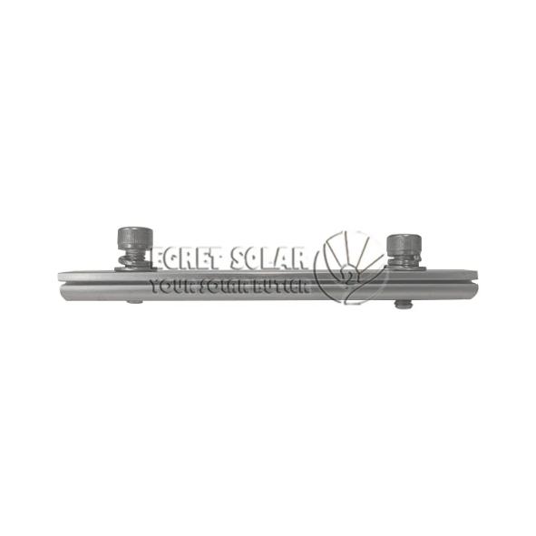 Aluminum Rail Connector PV Mounting Profile Solar Rail Splice