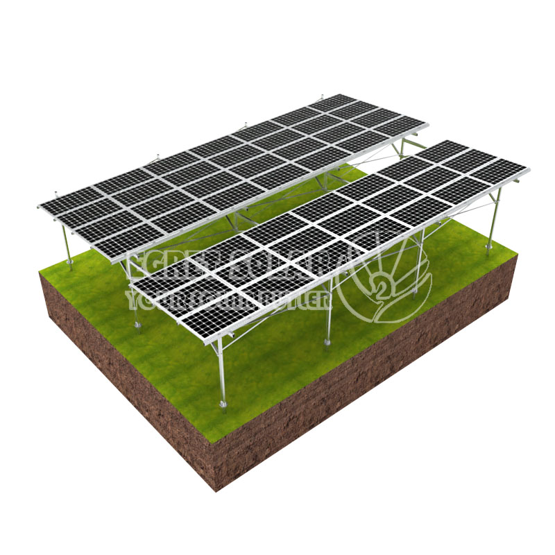 Aluminium zonne-landbouwmontage