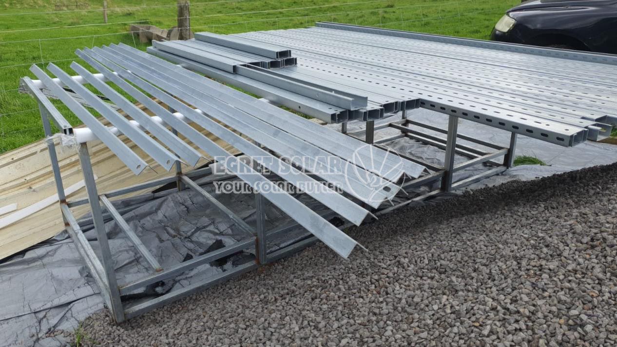 Carbon Steel Solar Panel Ground Mounting System