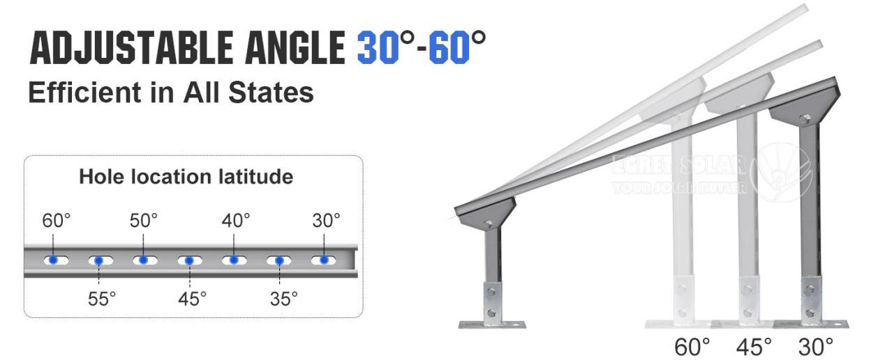 Solar Galvanized Steel Mounting Bracket