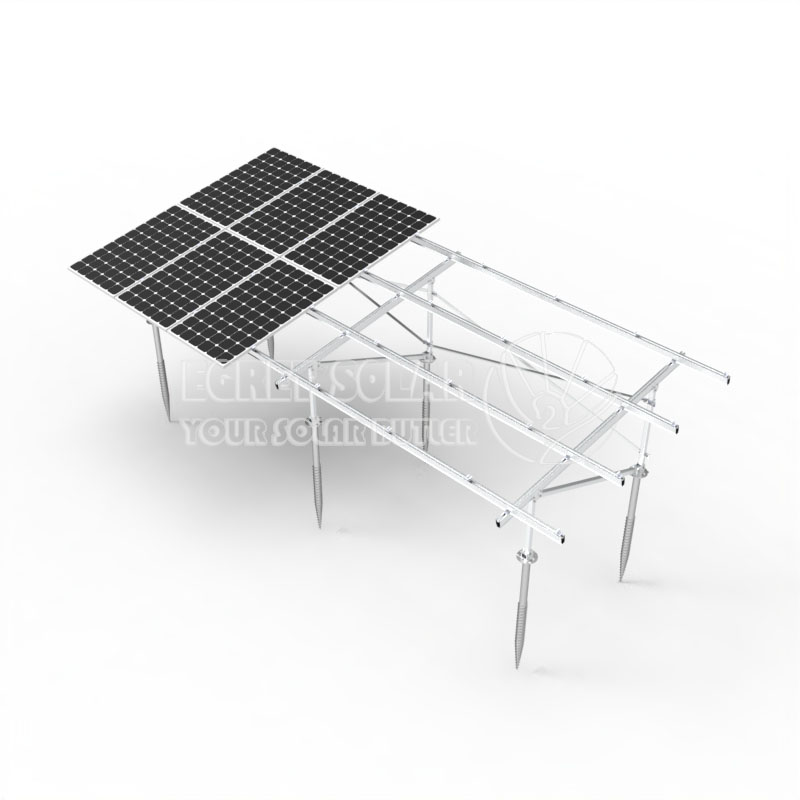 N Type Solar Aluminum Ground Mounting Bracket