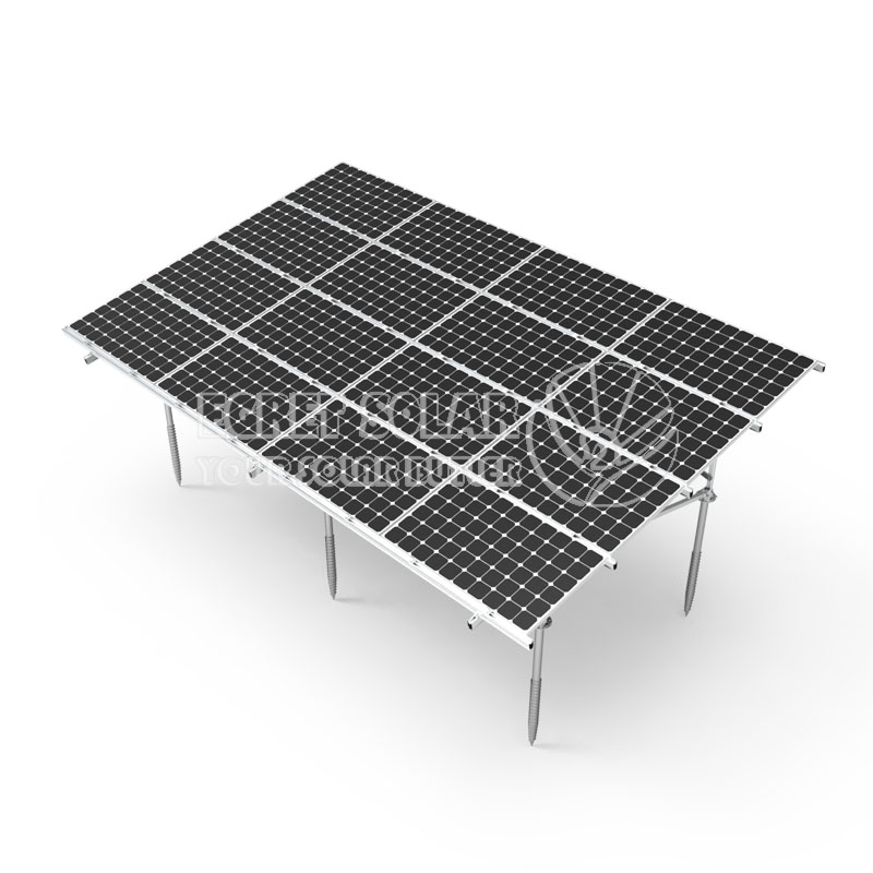 N Type zonne-aluminium grondmontagebeugel