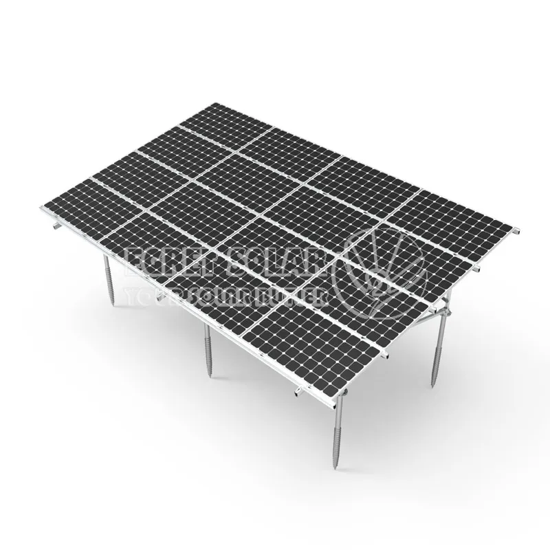 Βάση στήριξης γείωσης τύπου N Solar Aluminium