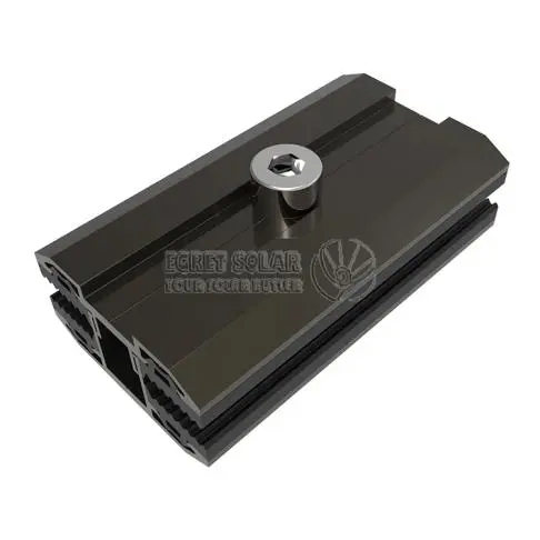 Solar Thin Film Panel Black Mid Clamp