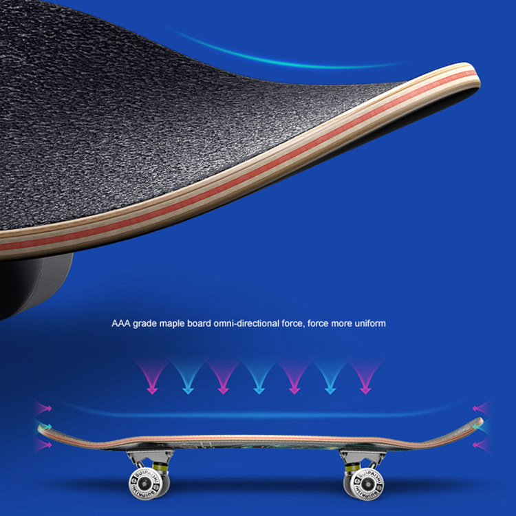 Skateboard elettrici intelligenti pieghevoli a 4 ruote con manubrio