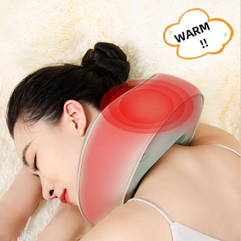 Portable Shaped Neck Massage Pillow