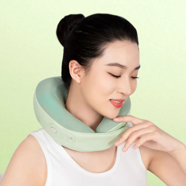 U Shaped Neck Massage Pillow With Heating