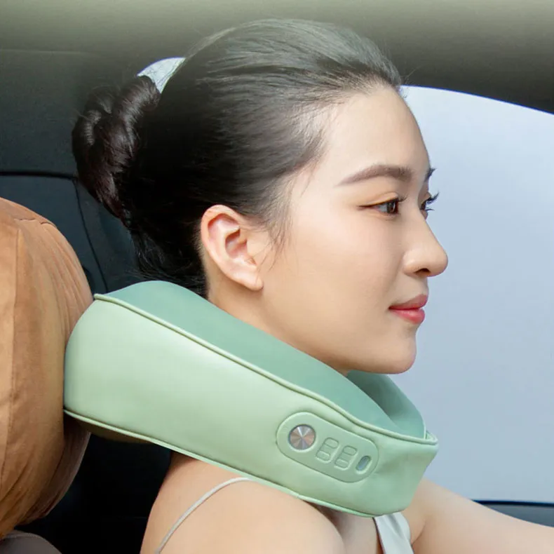 U Shaped Vibrating Neck Massage Pillow