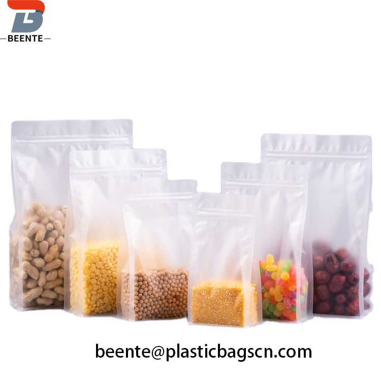 100% Food Grade Transparent Snacks Packaging Pouch