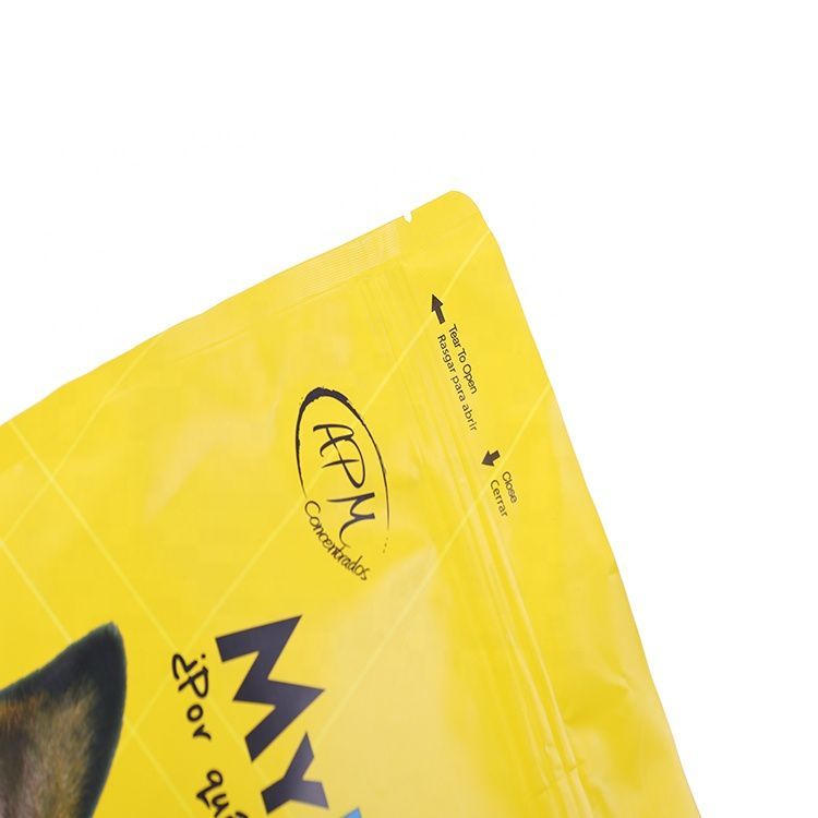 Τσάντα πουγκί συσκευασίας τροφών κατοικίδιων με επίπεδη αλουμινόχαρτο - 1 